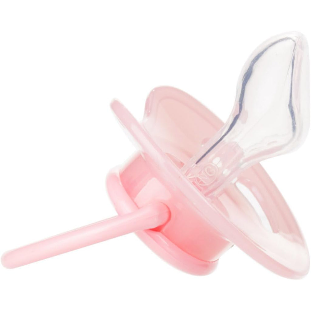 Canpol Babies Silicone Angled Soother  6–18 Months – Pink