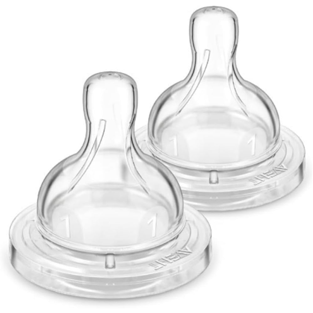 Philips Avent Anti-Colic Teats 1m+ Flow 2 - Baby Essentials