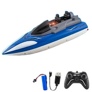 High-Speed R/C Competition Speed Boat – Blue