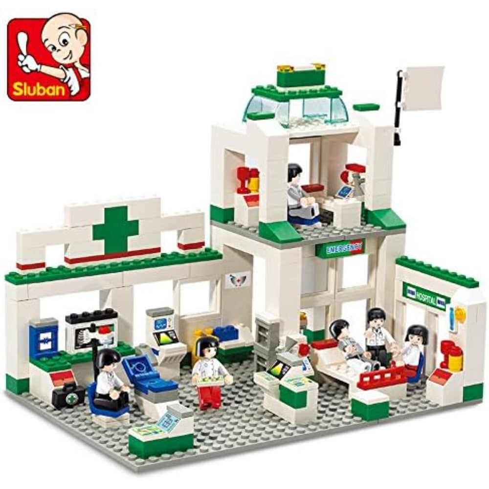 Sluban City Scene Emergency Center - 376 Piece