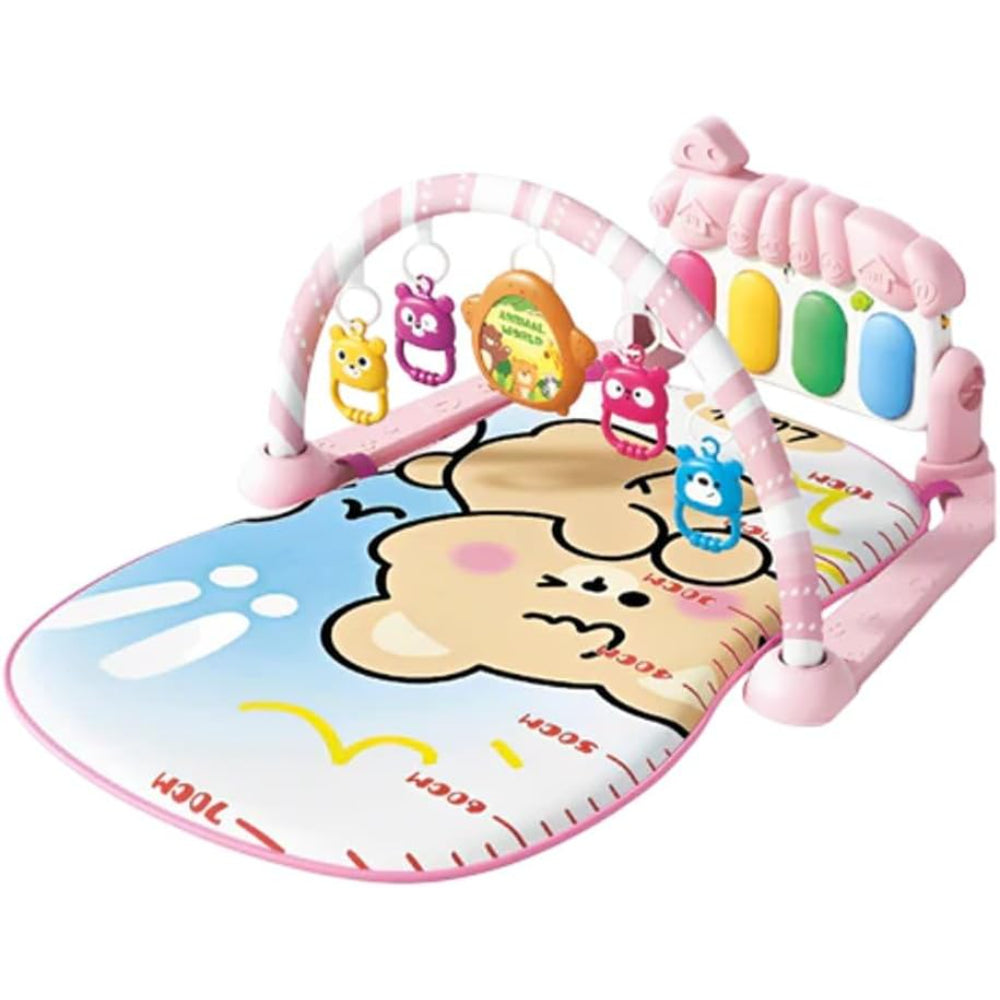 Baby Fitness Piano Activity Play Gym – Pink