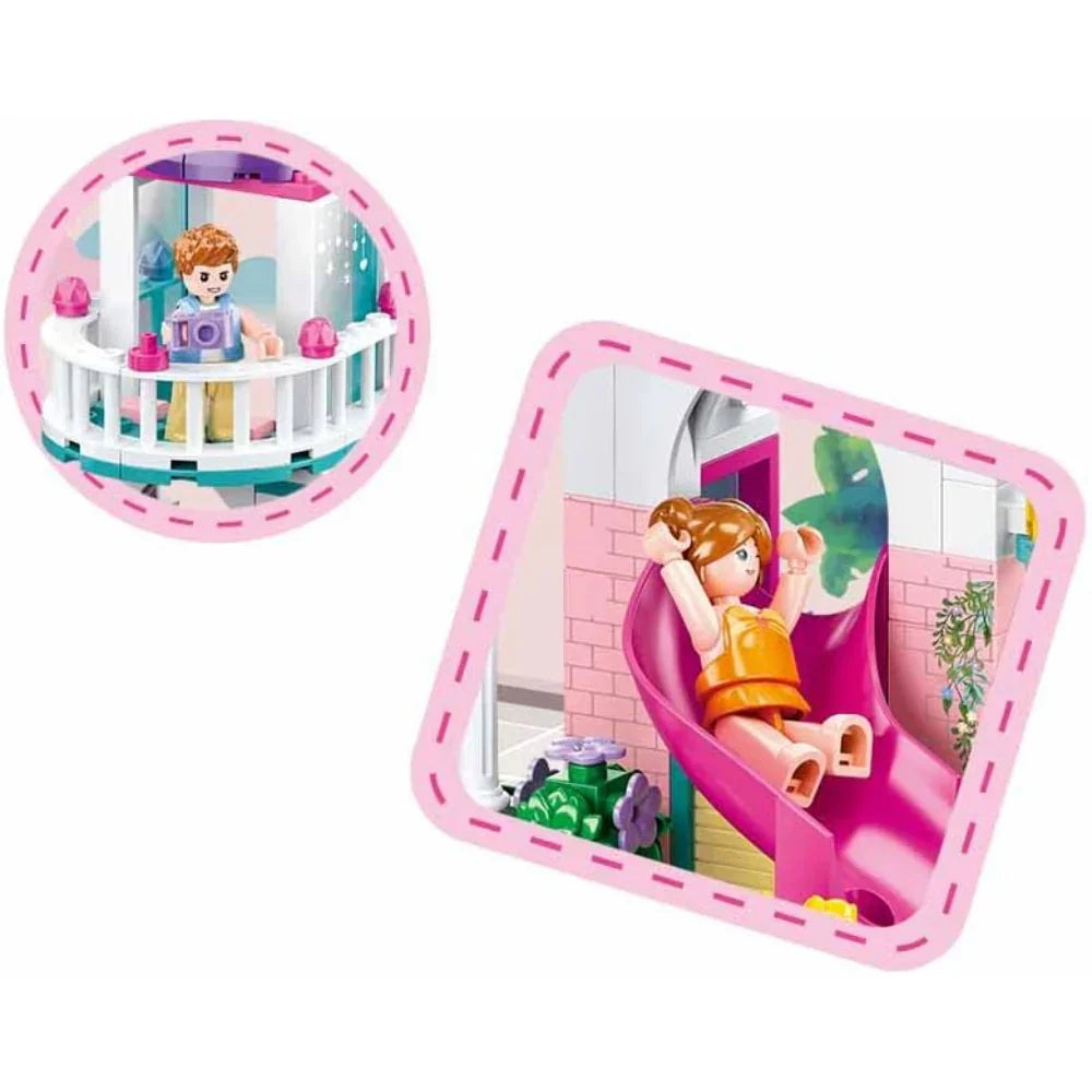 Sluban Girls Dream Party Home Building Blocks Set - 230 Pcs