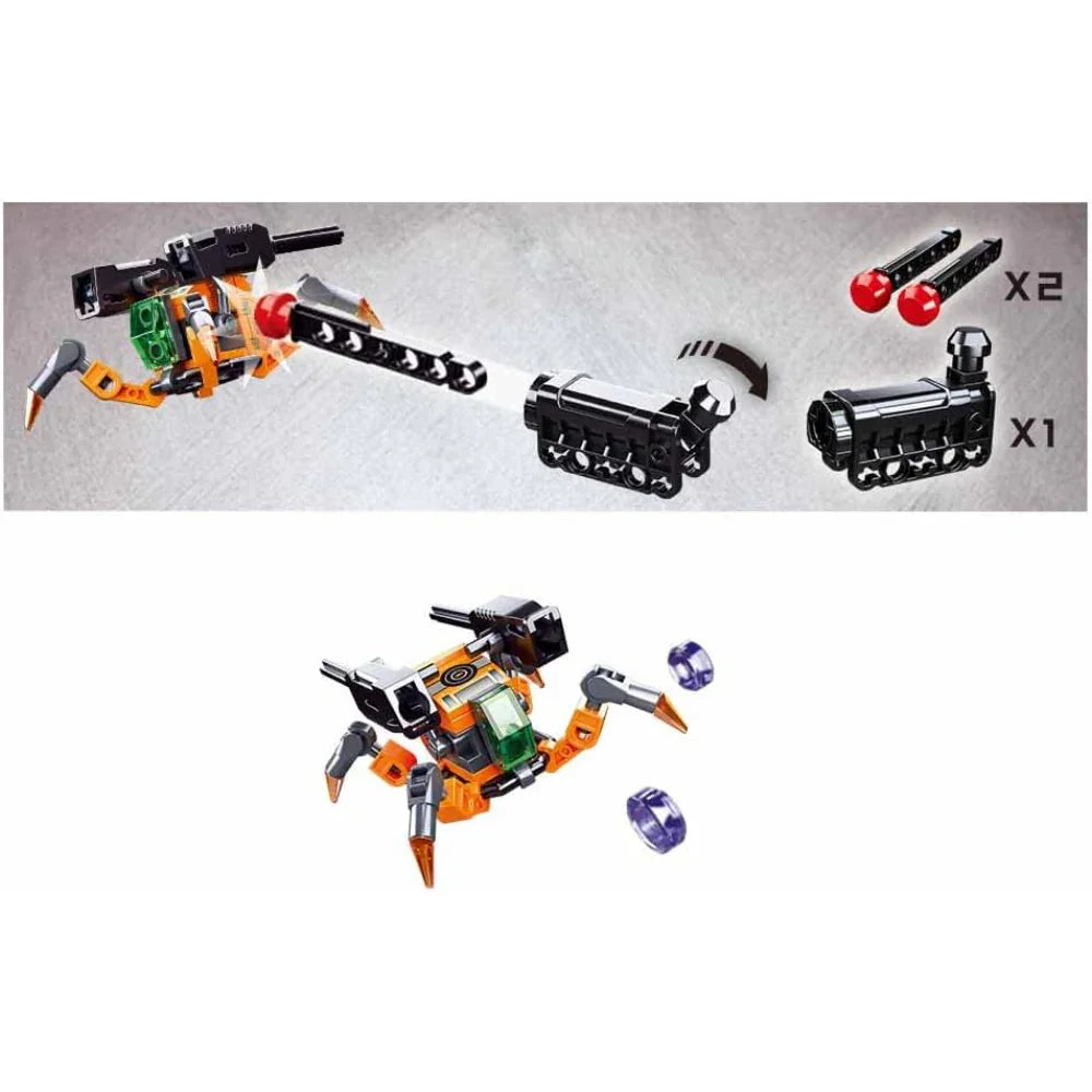 Sluban Atomic Fire Rain Storm Annihilation Operation Building Blocks Set - 300 Pcs