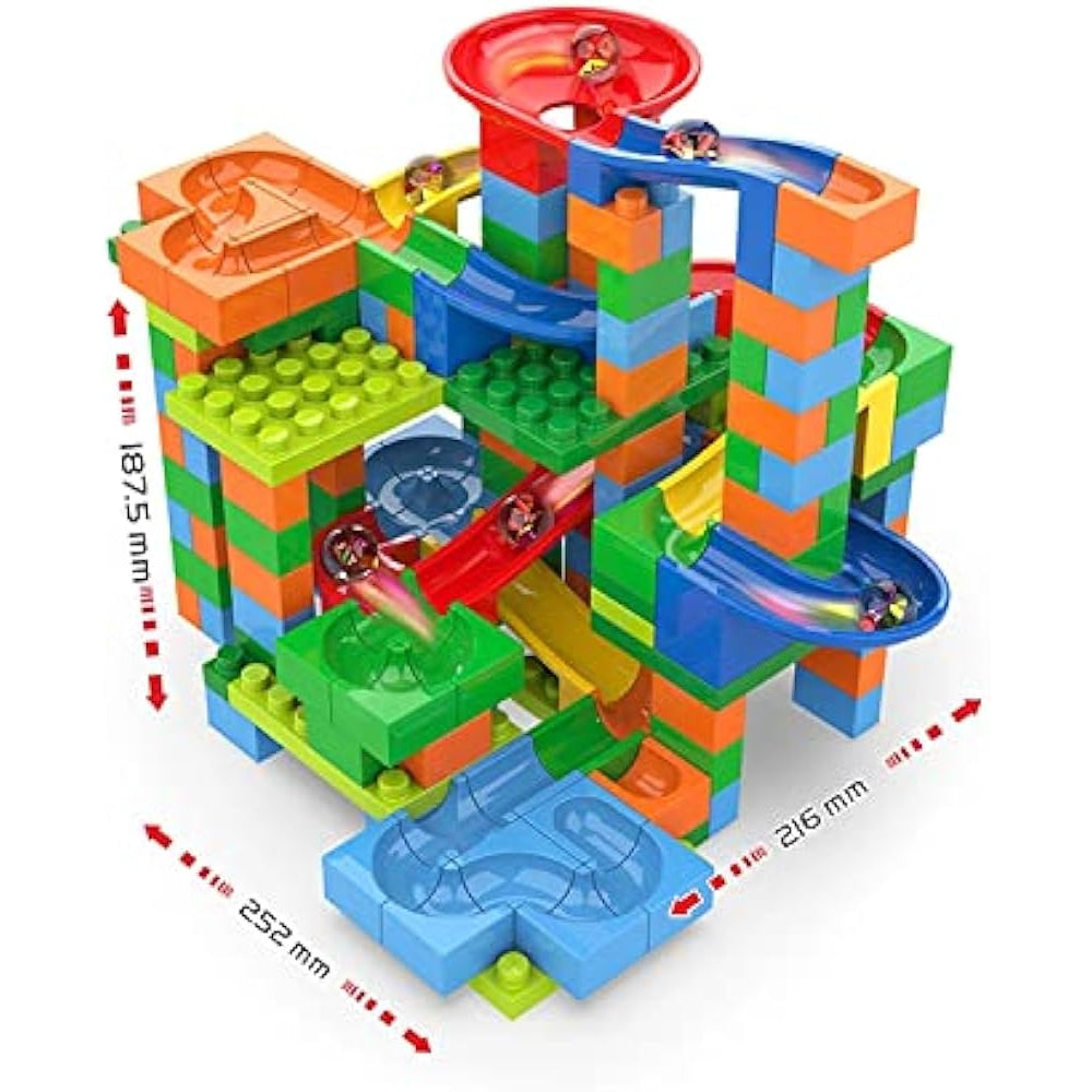 Track Maze Toy Bricks Set – 128Pcs