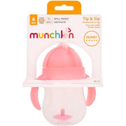 Munchkin Any Angle™ Click Lock Weighted Straw Trainer Cup 7 oz - Pink