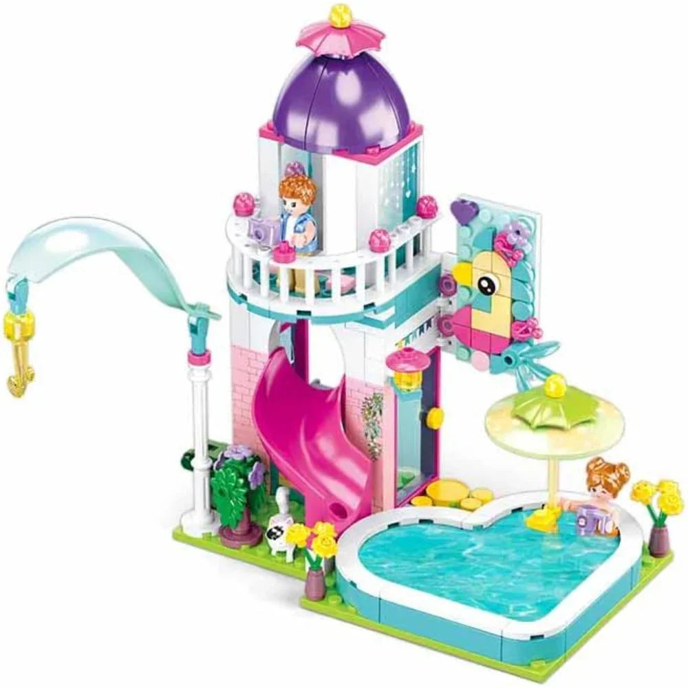 Sluban Girls Dream Party Home Building Blocks Set - 230 Pcs