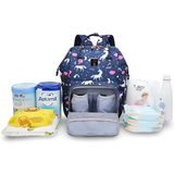 Unicorns Navy Lequeen Diamond 7TH Edition Waterproof Original Diaper Bag