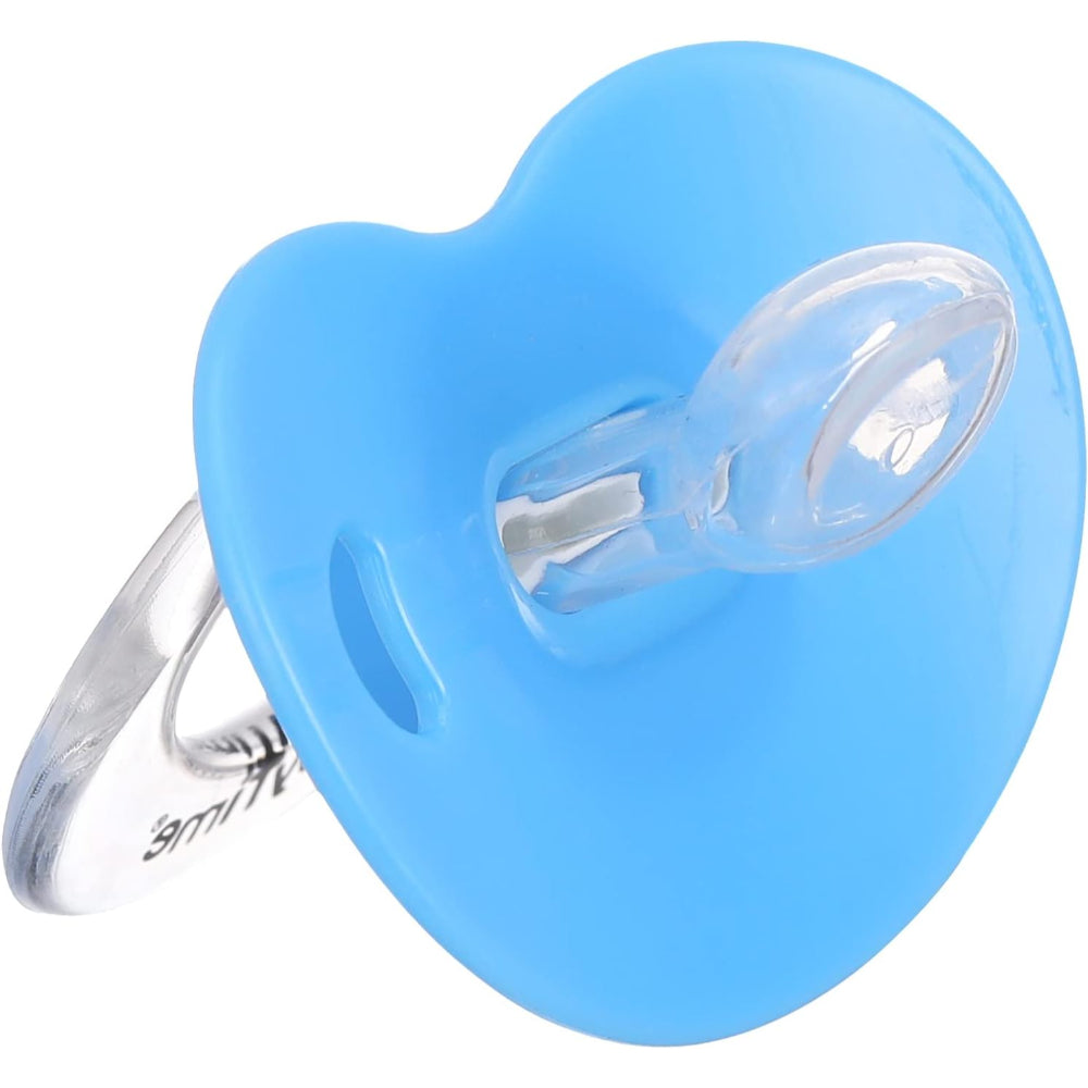 Baby Time Silicone Soother 0-6M - Light Blue