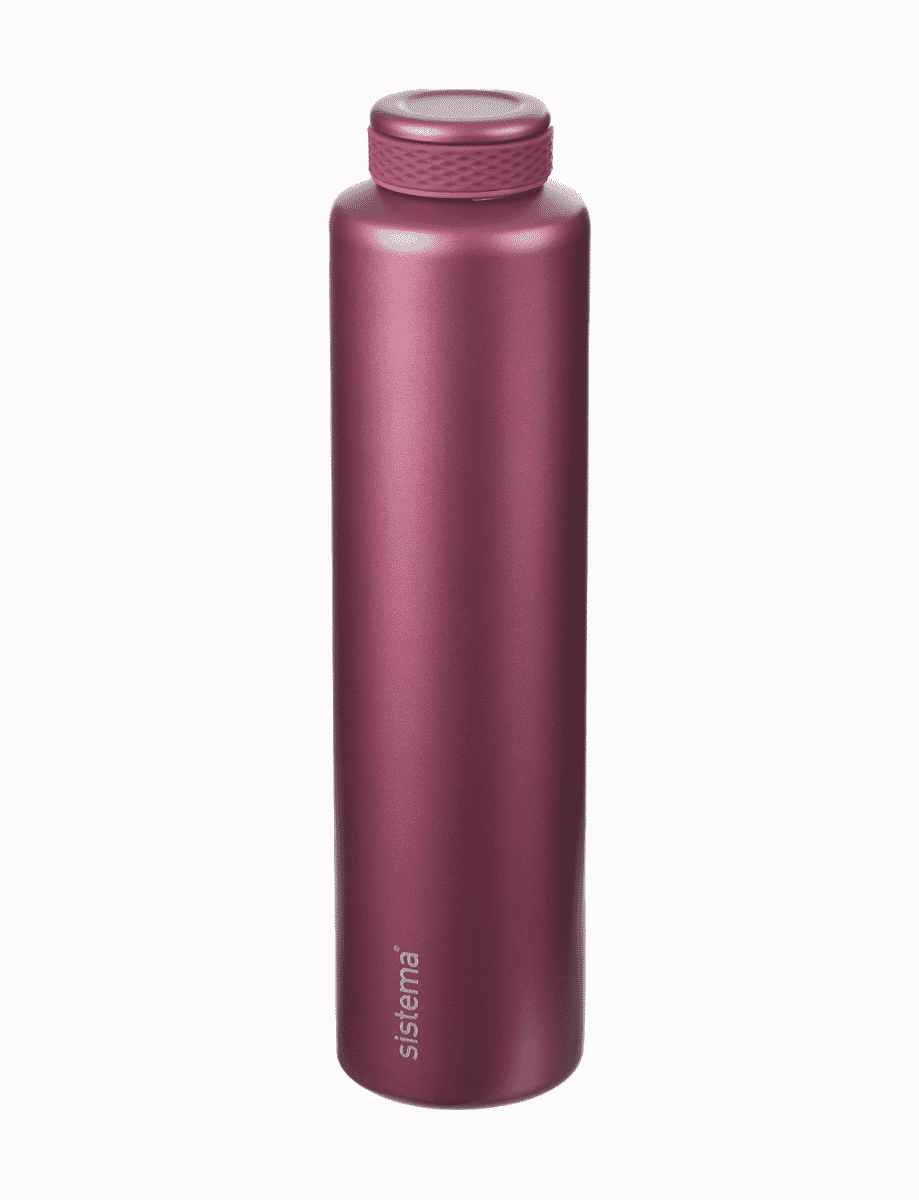 Sistema Stainless Steel Insulated Bottle – Maroon