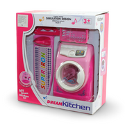 Dream Kitchen Washing Machine Playset with Sound Effects – Pretend Play Toy
