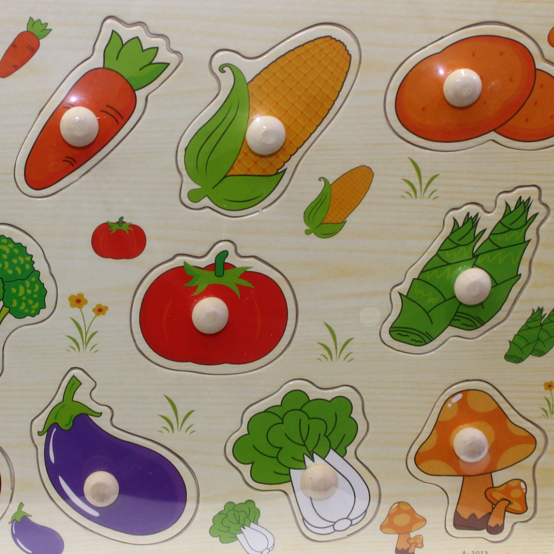 Vegetables Knob Puzzle