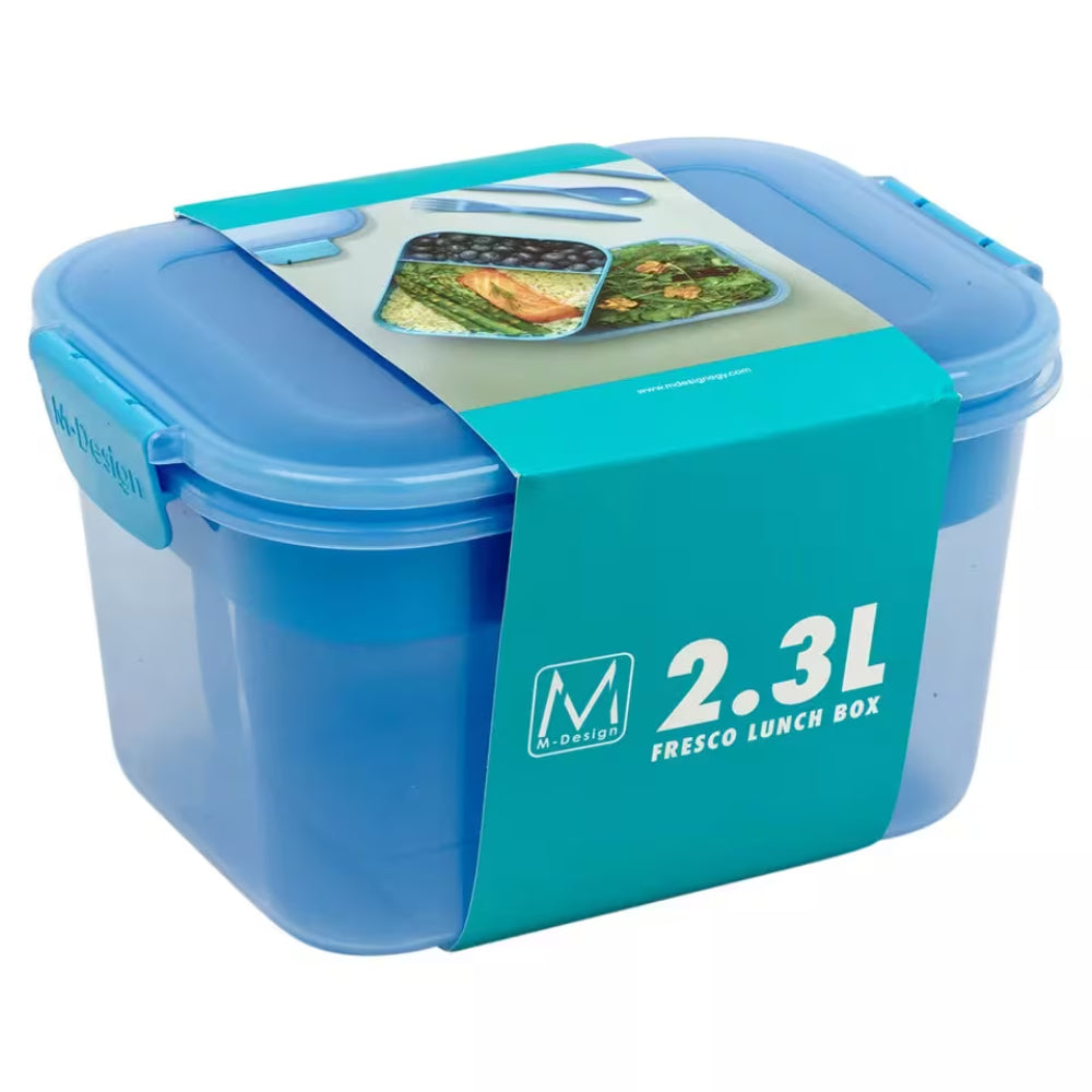 M-Design Lunch Box 2.3L – Blue