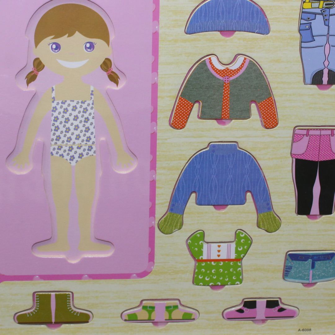 Matching Clothes Girls Puzzle