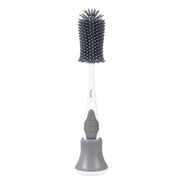 True Gold Silicone Bottle and Teat Brush – Grey & White