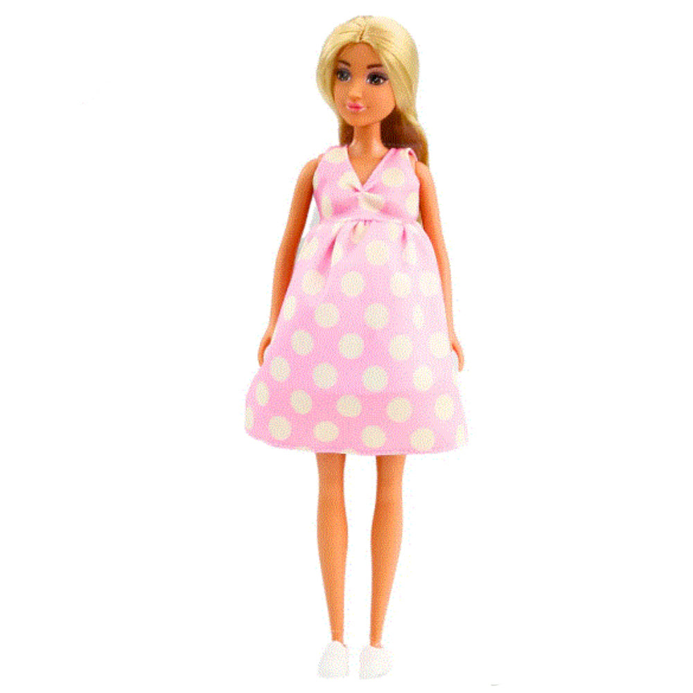 Anlily Pregnant Doll with Movable Belly & Baby Accessories