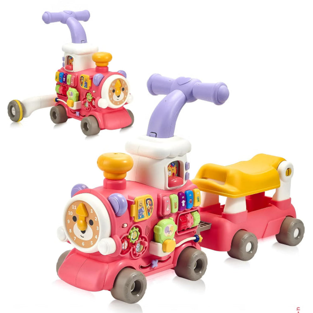 Multifunctional 3-in-1 Baby Walker Train