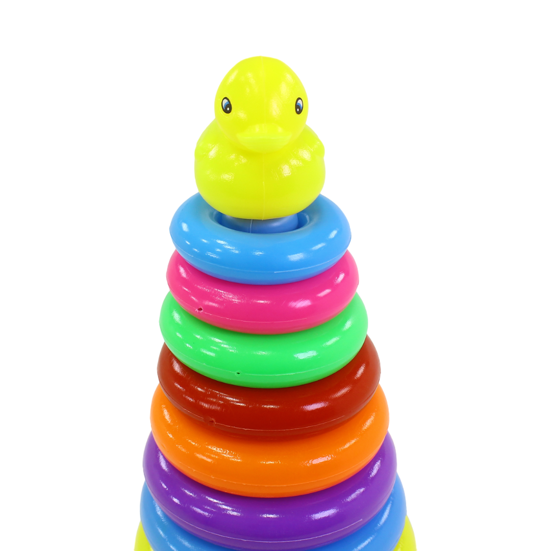 Rainbow Stacking Ring Tower Toy