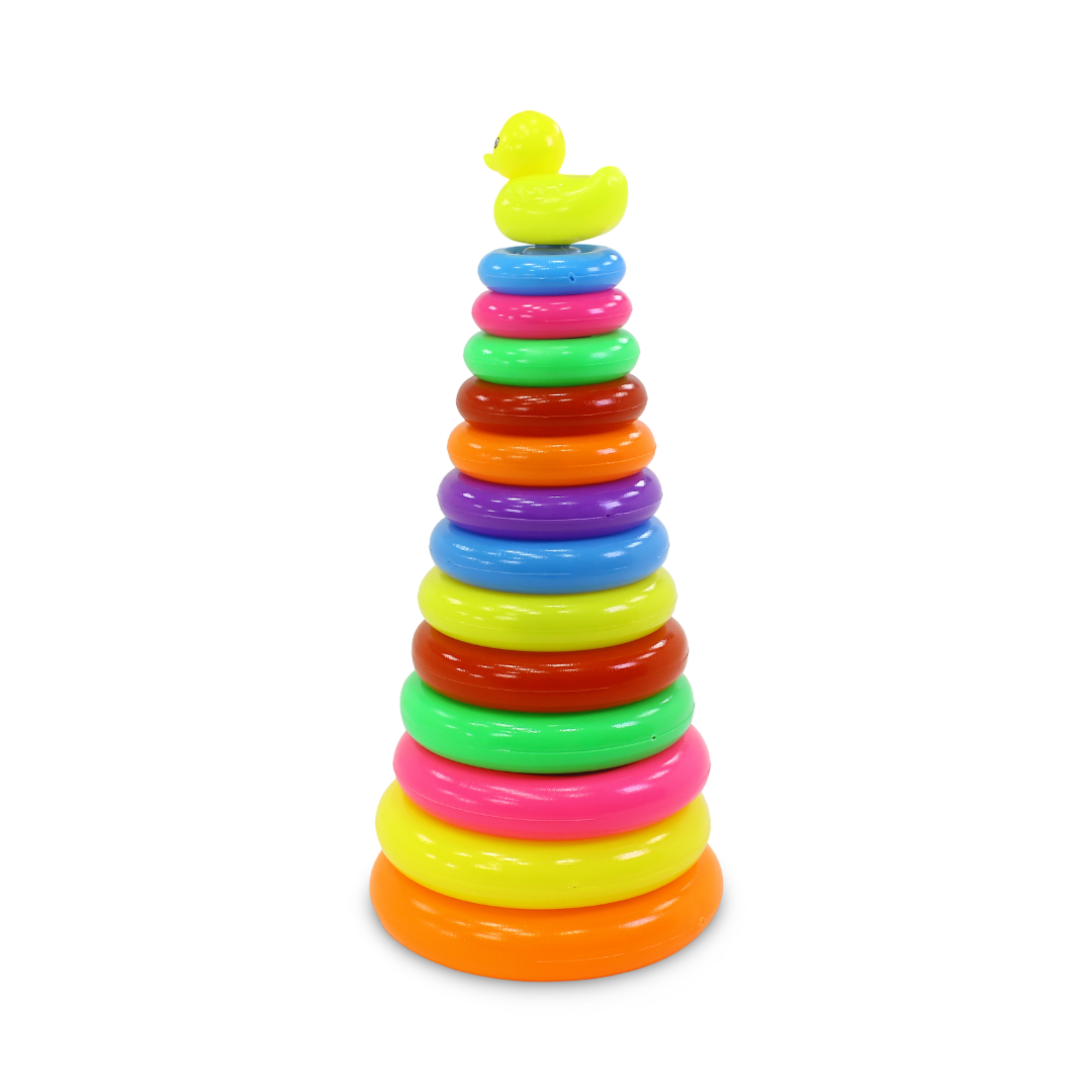 Rainbow Stacking Ring Tower Toy
