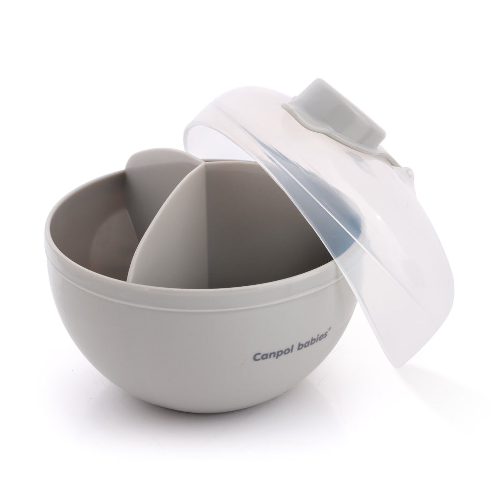Canpol Babies Milk Powder Container 90ml 3 Compartments - Grey