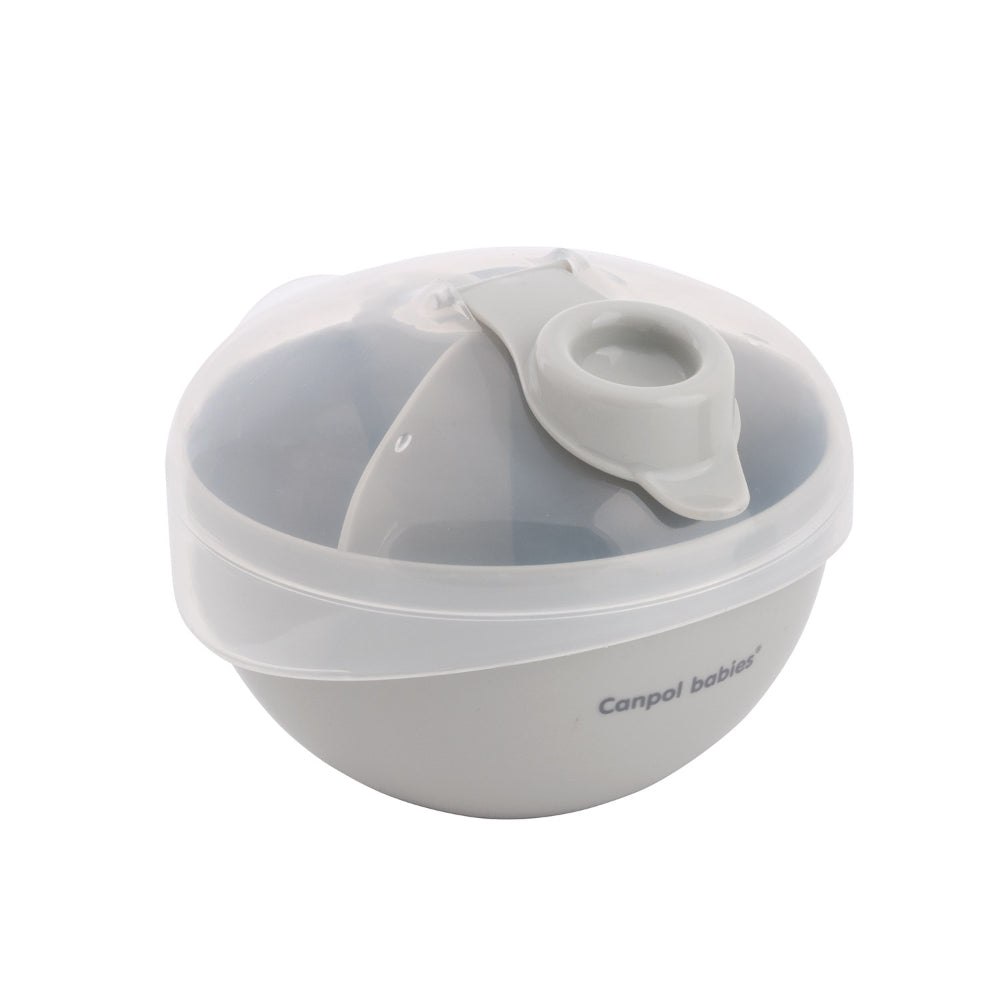 Canpol Babies Milk Powder Container 90ml 3 Compartments - Grey