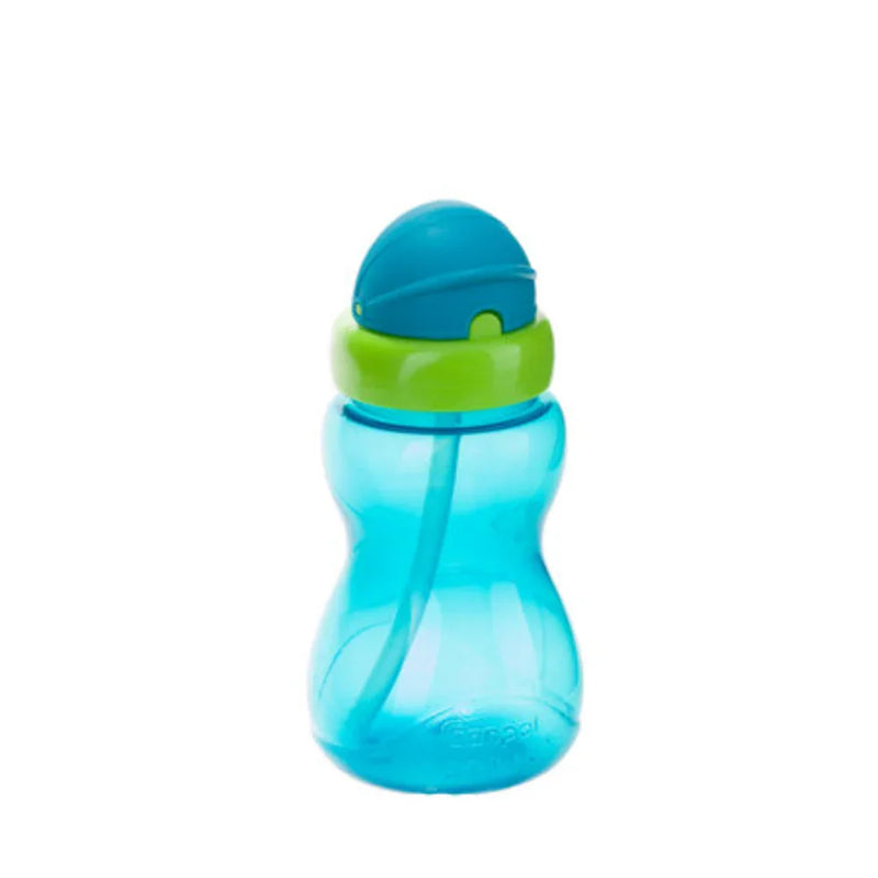 Canpol Babies Sport Cup with Filp-top Silicon Straw 270ml – Blue
