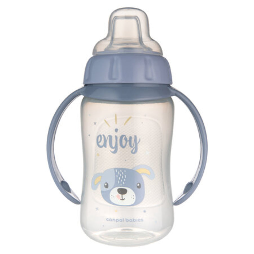 Canpol Babies Training Cup with Soft Silicone Spout 6m+ 320ml – Blue