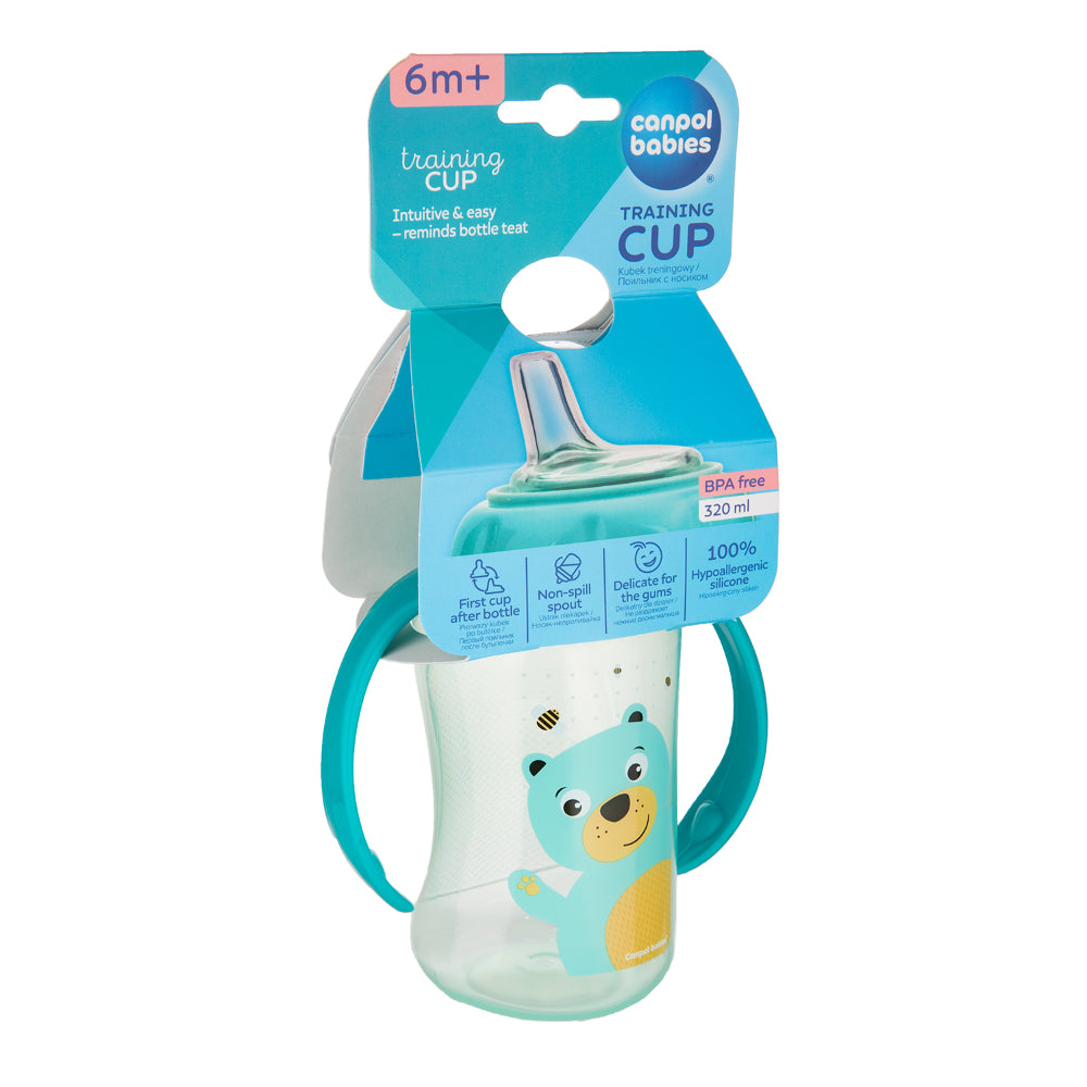 Canpol Babies Training Silicone Spout Cup 320ml – 6 Months+