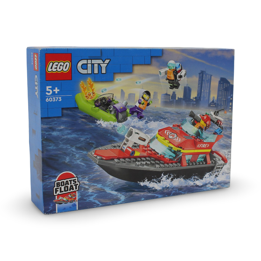 Lego City Fire Rescue Boat Toy Building Set