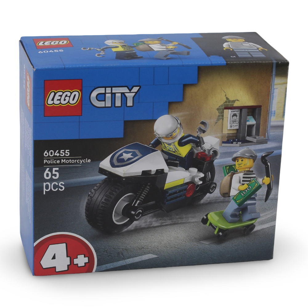 Lego City Police Motorcycle Chase Building Set