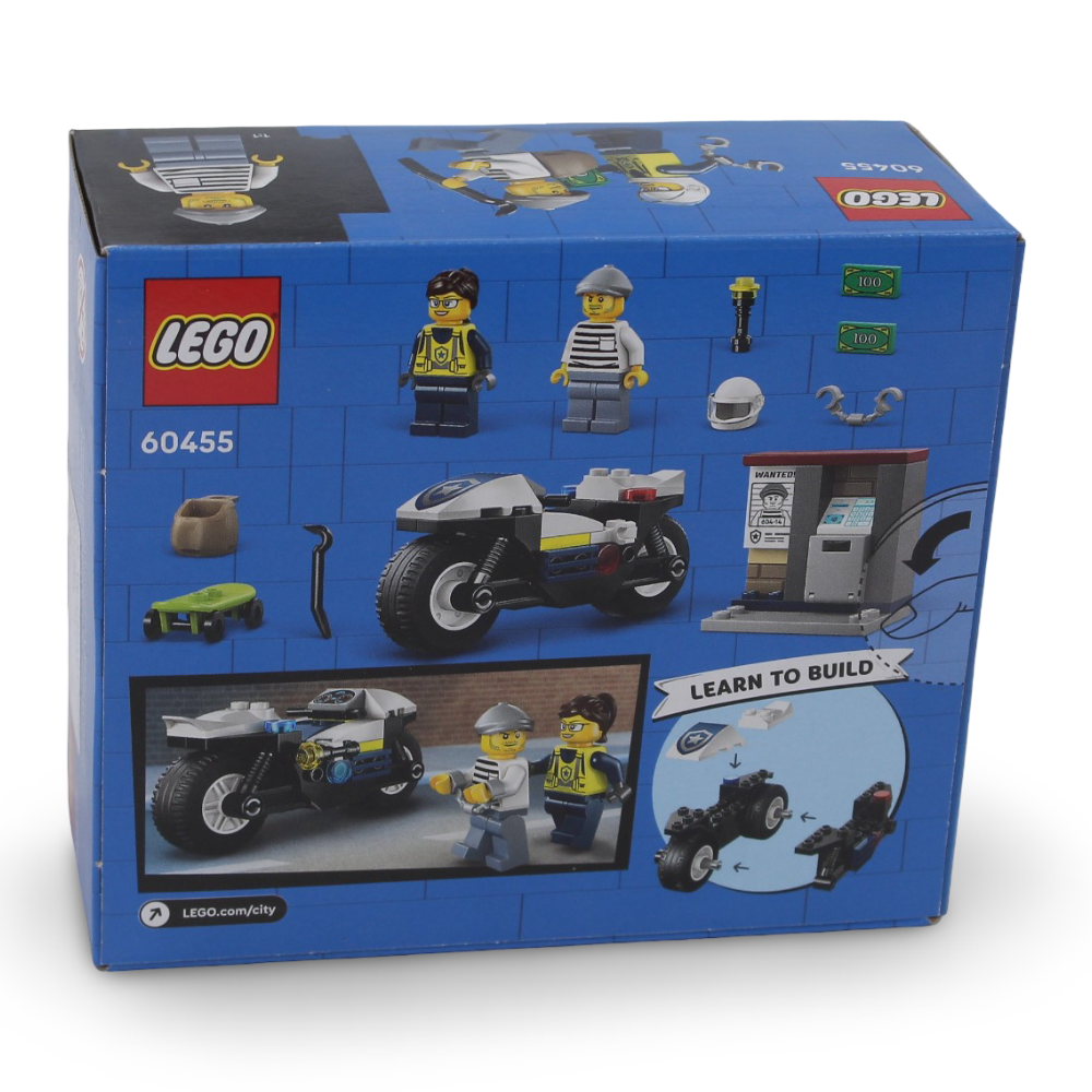 Lego City Police Motorcycle Chase Building Set