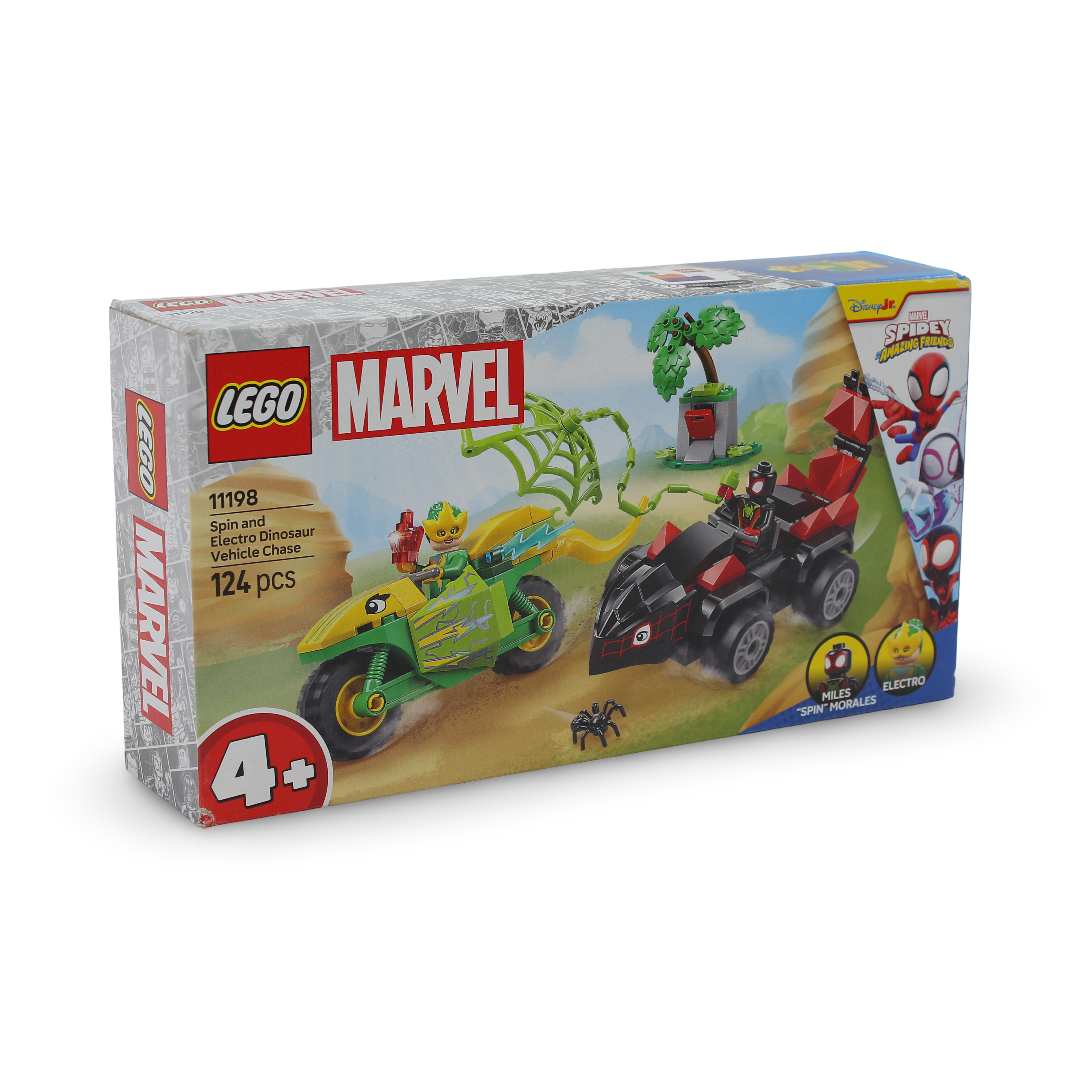 Lego Marvel Spin and Electro Dinosaur Vehicle Chase Set