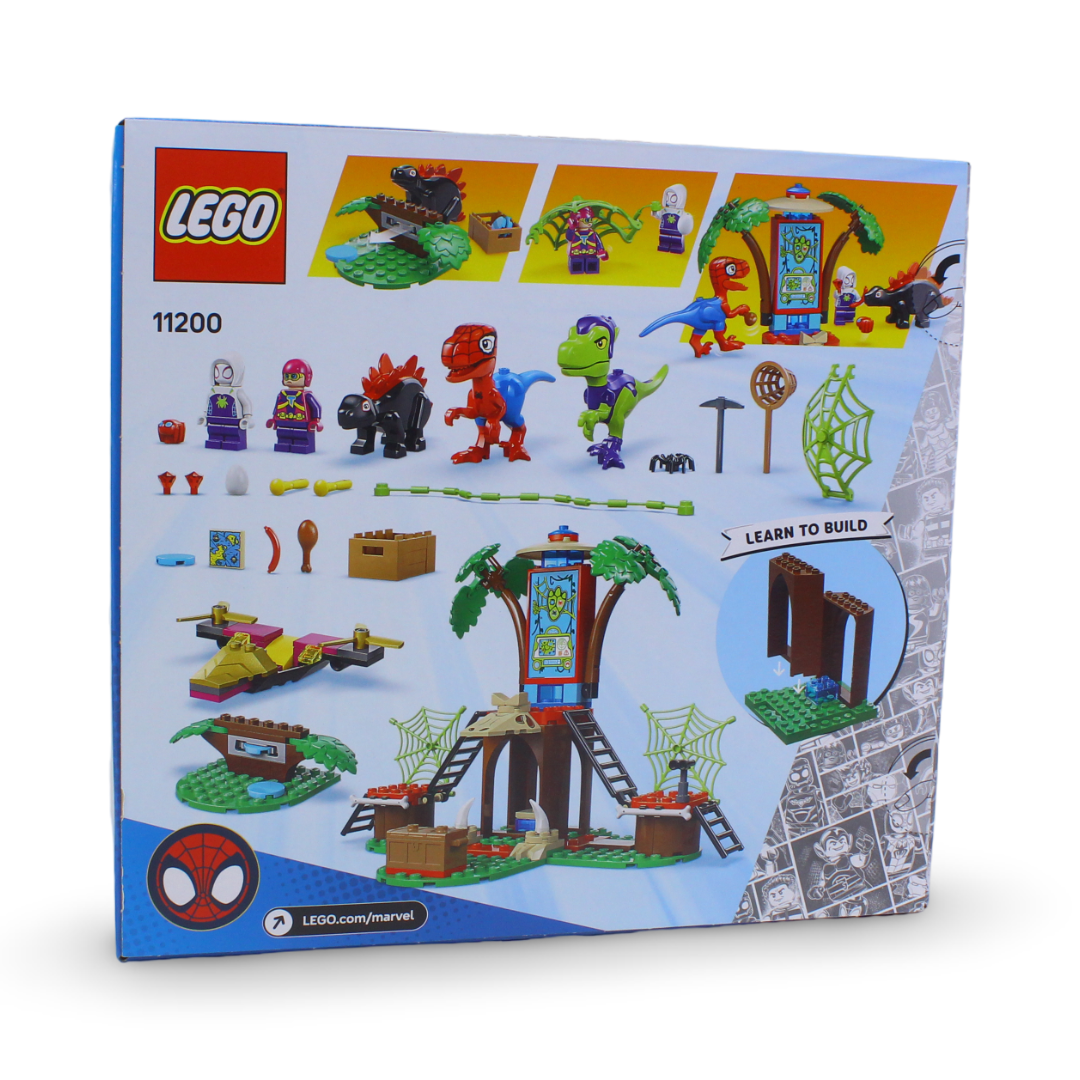 Lego Marvel Spidey and Gobby's Raptor Battle at Tree House HQ – 143 Pcs