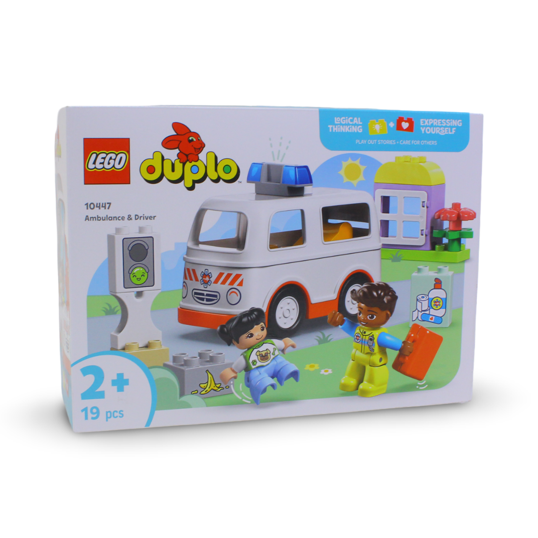 Lego Duplo Ambulance & Driver Building Blocks Set