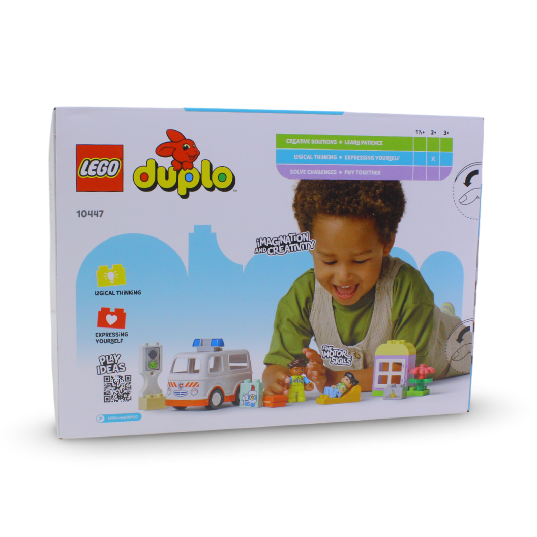 Lego Duplo Ambulance & Driver Building Blocks Set
