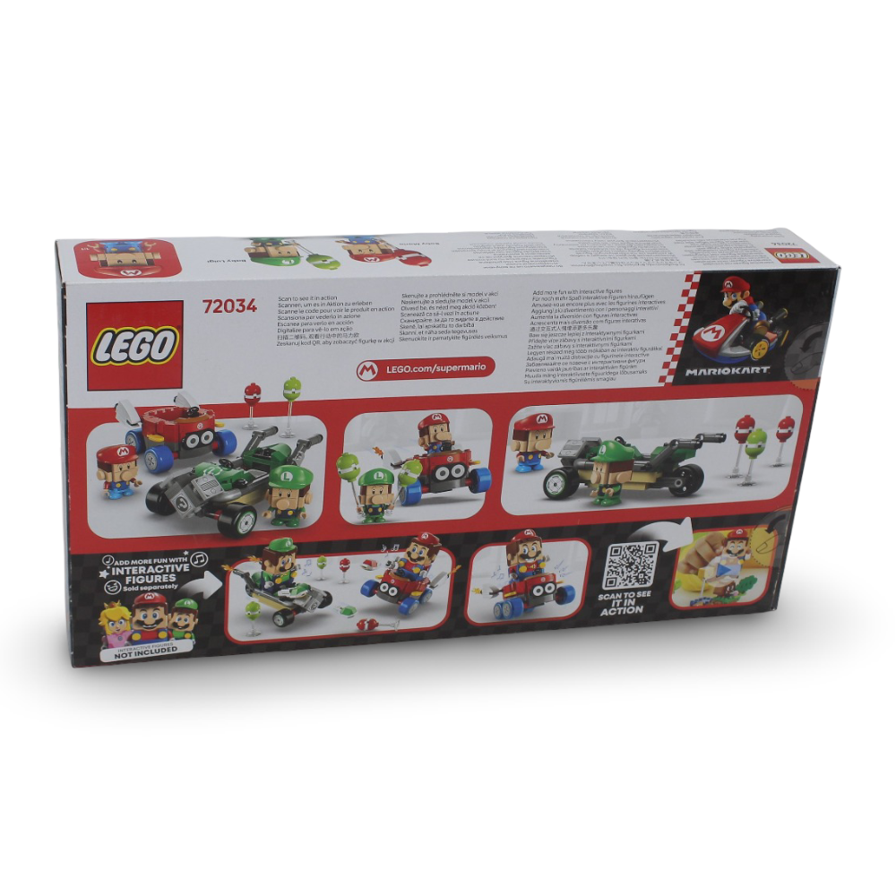 Lego Super Mario "Mario Kart" – Baby Mario vs. Baby Luigi Building Set