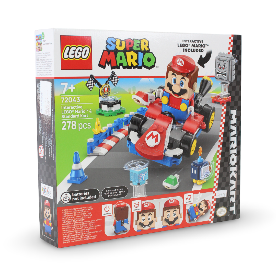Lego Super Mario Mario Kart Interactive Mario & Standard Kart – 278 Pcs