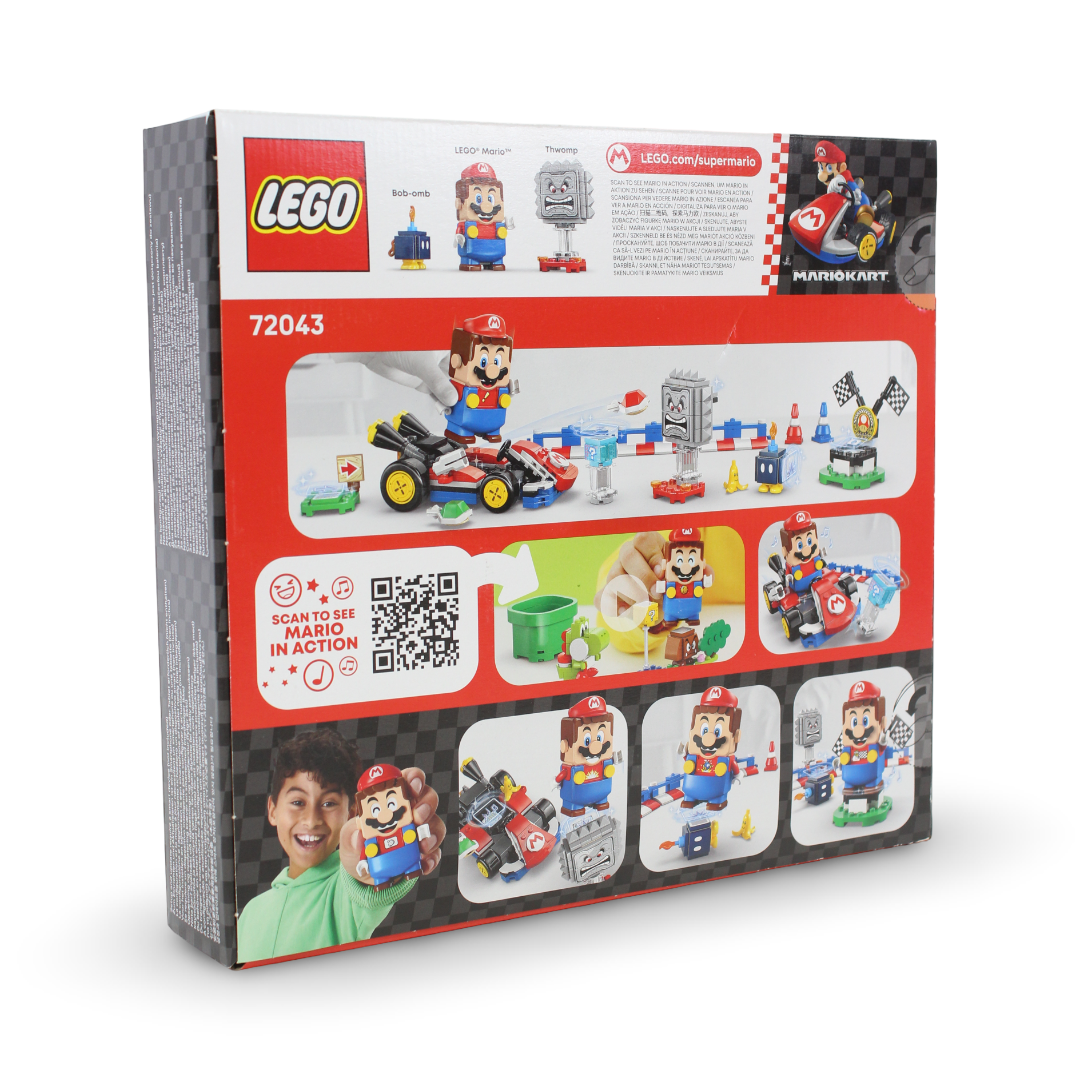 Lego Super Mario Mario Kart Interactive Mario & Standard Kart – 278 Pcs