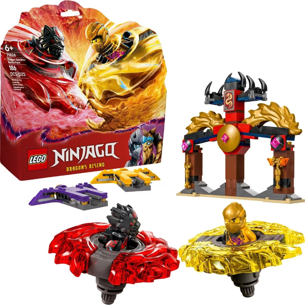 Lego Ninjago Dragon Spinjitzu Battle Pack Set – 186 Pcs