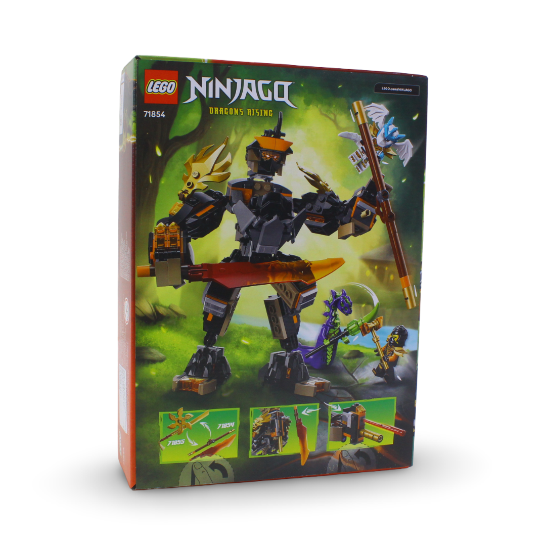 Lego Ninjago Cole's Mission Mech & Dragon Zane Building Blocks Set – 364 Pcs