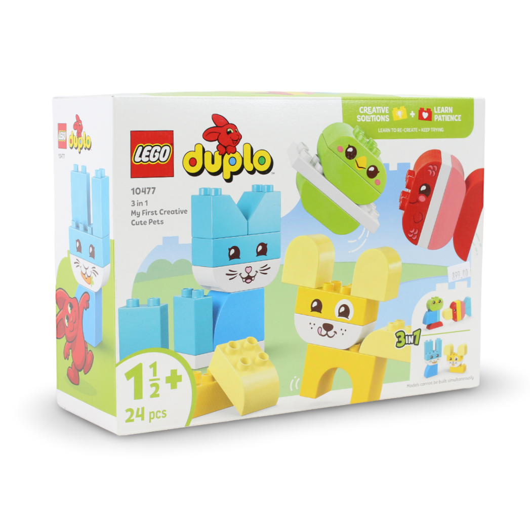 Lego Duplo My First 3 in 1 Creative Cute Pets Building Set – 24 Pcs