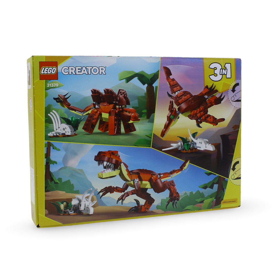 Lego Creator 3-in-1 Fierce T-Rex Dinosaur Building Set – 283 Pcs