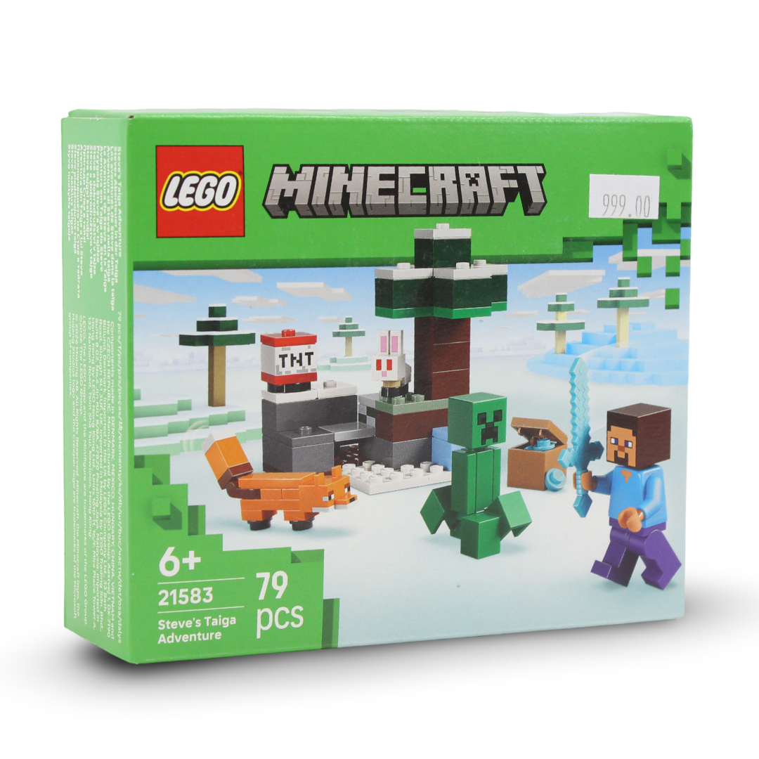 Lego Minecraft Steve's Taiga Adventure Set – 79 Pcs