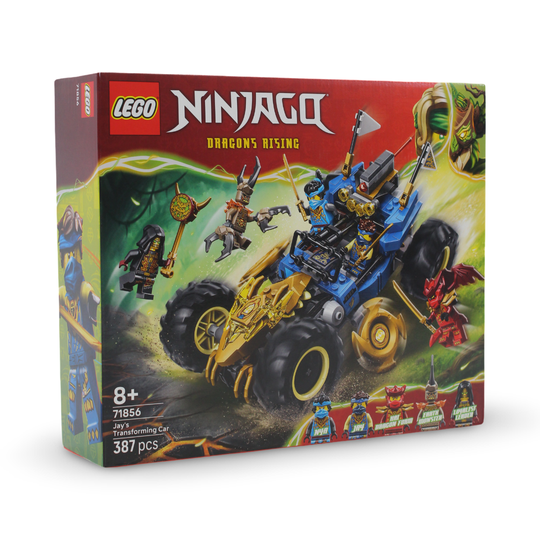 Lego Ninjago Jay's Transforming Car Building Blocks Set – 387 Pcs