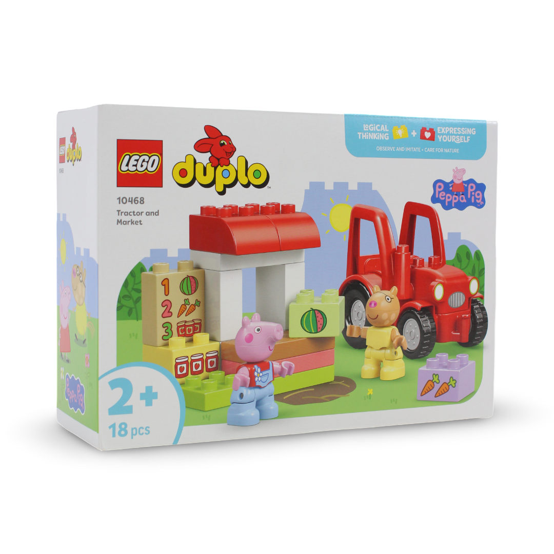 Lego Duplo Peppa Pig Tractor and Market