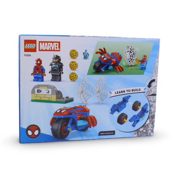 Lego Marvel Spidey on his Motorcycle vs. Rhino Building Blocks Set – 61 Pcs