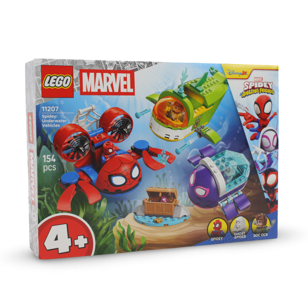 Lego Marvel Spidey: Underwater Vehicles – 154 Pcs