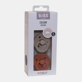 BIBS Color Baby Pacifier 2-Pack Latex Size 1 – Vanilla/Peach