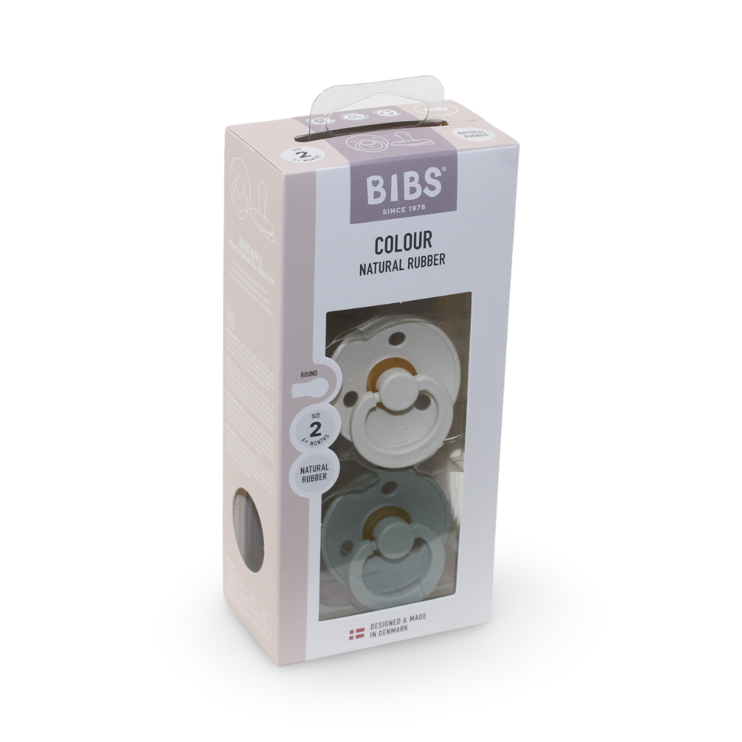 BIBS Color Sage & Ivory - Size 2 (Pack Of 2)