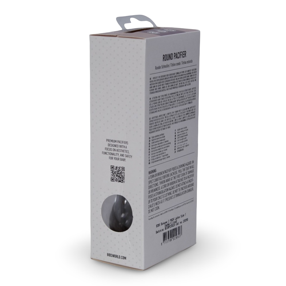 BIBS Boheme Pacifier Pack of 2 – Latex Size 1 Sage/Cloud