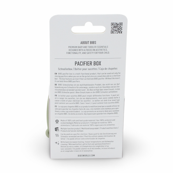 BIBS Pacifier Box – Sage